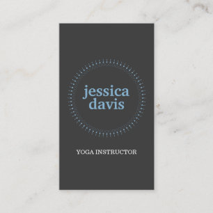 CERCLE SUBTILE en Carte de visite BLEU/DK GRAY