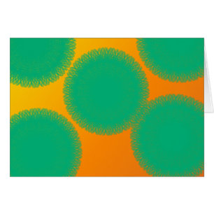 cercle vert en orange jaunâtre