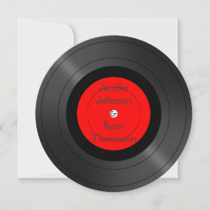 cercle vintage faire-part de mariage d'enregistrem