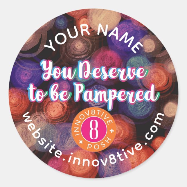 Cercles Abstraits objets8tive Posh étiquette (Devant)