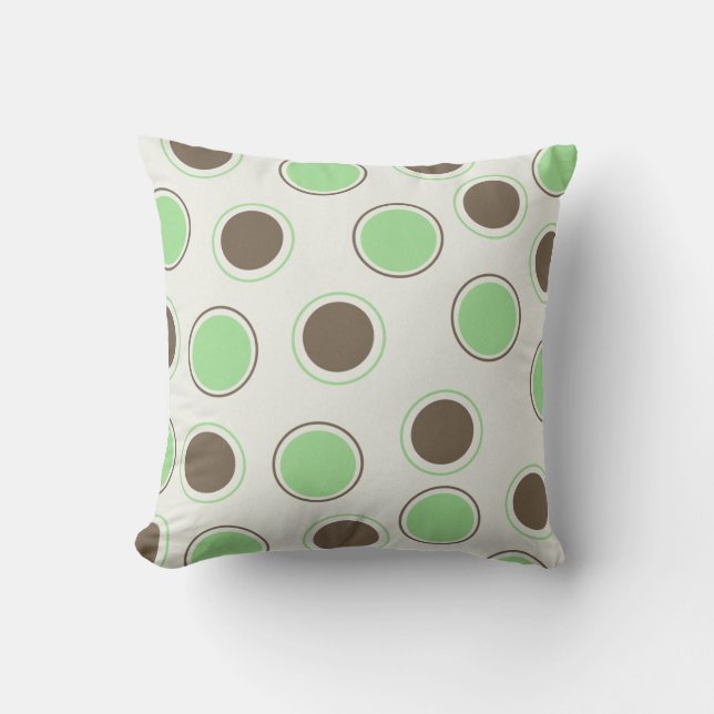 Cercles de chocolat et de menthe sur le coussin (Recto)