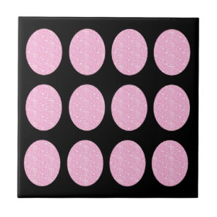 Cercles de Parties scintillant rose Carreaux Sur N