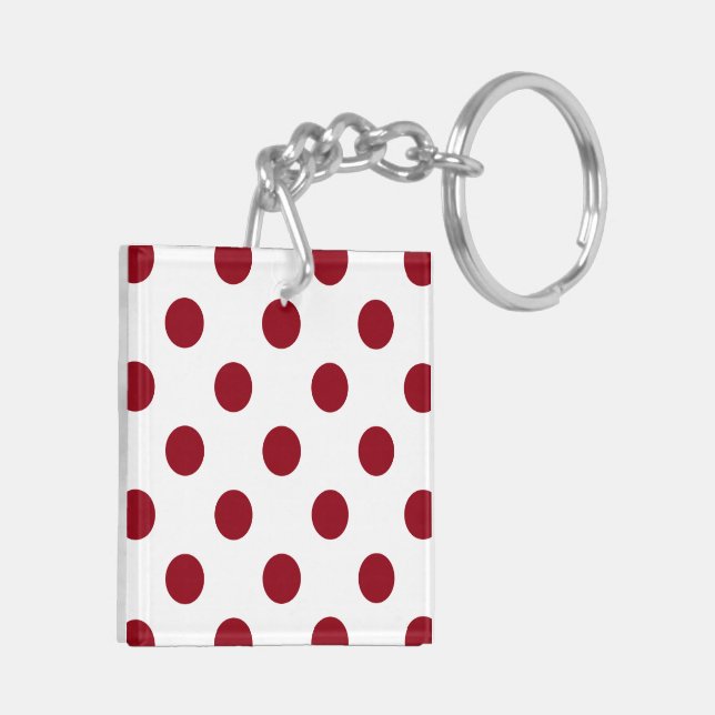 Cercles de points rouges carmin (Dos gauche)