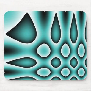 Cercles de Trippy Abstraits tapis de souris Teardr