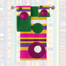 cercles et rayures audacieux moderne