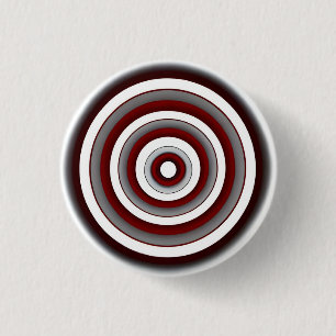 Cercles Hypnotiques Badge Rond 3 Cm