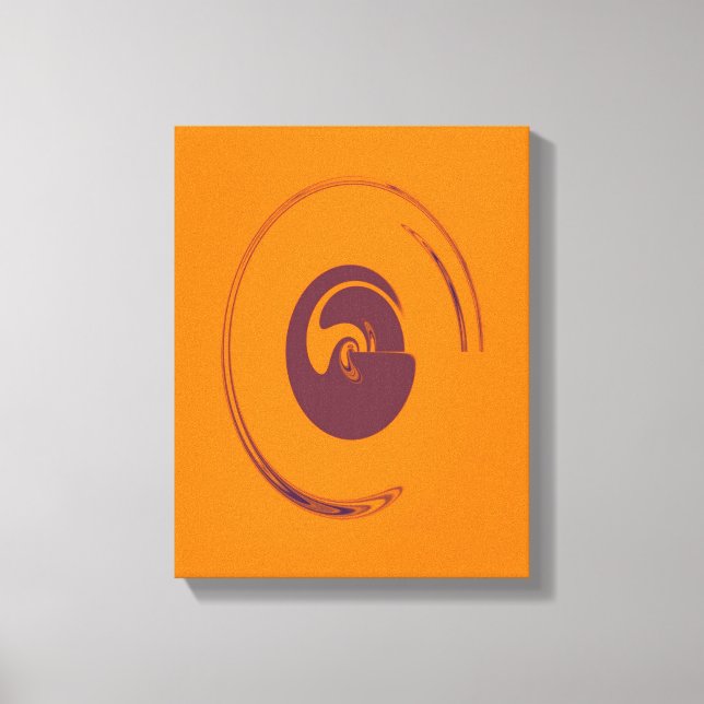 Cercles liquides - Toile enveloppée (Recto)