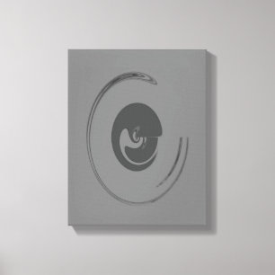 Cercles liquides - Toile enveloppée