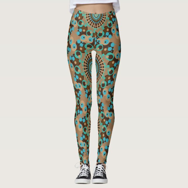 cercles mandala leggings (Devant)