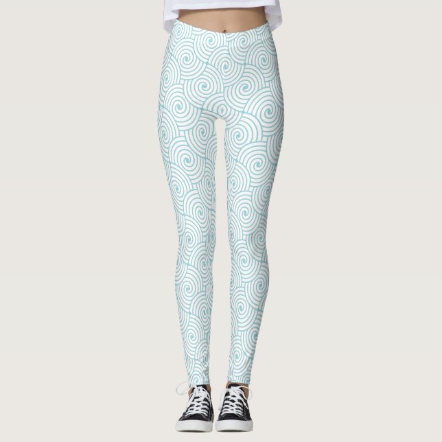 Cercles modernes Leggings Spandex (Devant)
