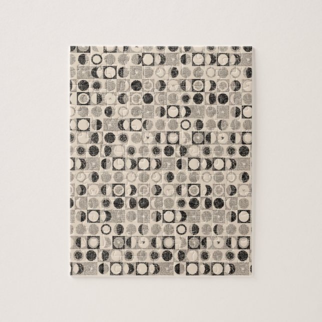 Cercles noirs Brown Jigsaw Puzzle Daisy (Vertical)