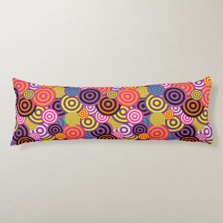 cercles psychédéliques coussin du corps