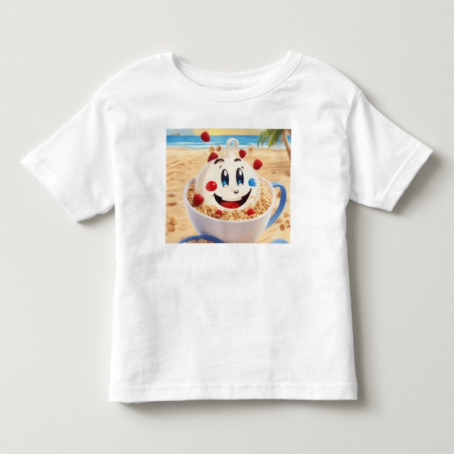 Cereal Beach Day & Starry Night Delight Kleinkind T-shirt (Vorderseite)
