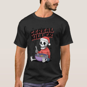 Cereal Killer Halloween Skelett Weihnachten Weihna T-Shirt