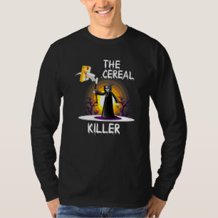 Cereal Killer Halloween T-Shirt Sensenmann für Kin