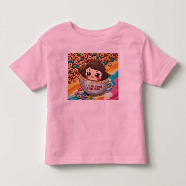 #CerealKillerCutieVibes-luckycharmpinkmagie Kleinkind T-shirt (Vorderseite)
