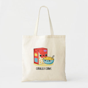 Cerealsly Corny Funny Milk Cereal Puff Tragetasche