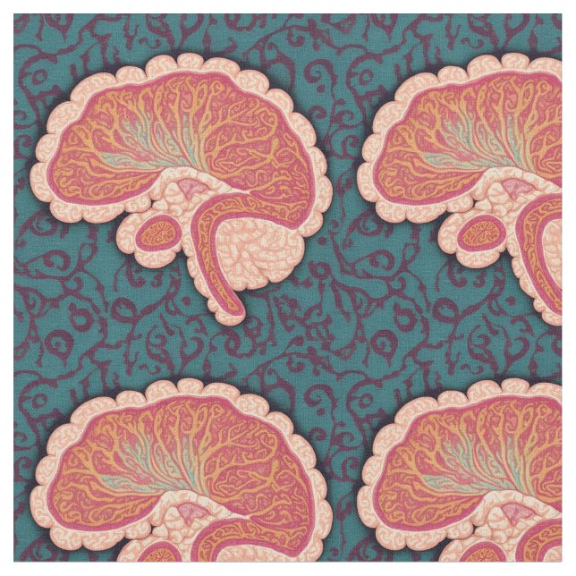 Cerebral Paisley Stoff (Nahaufnahme)