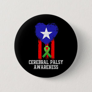 Cerebral Palsy Cp Awareness Hardwork Us Warrior Su Button