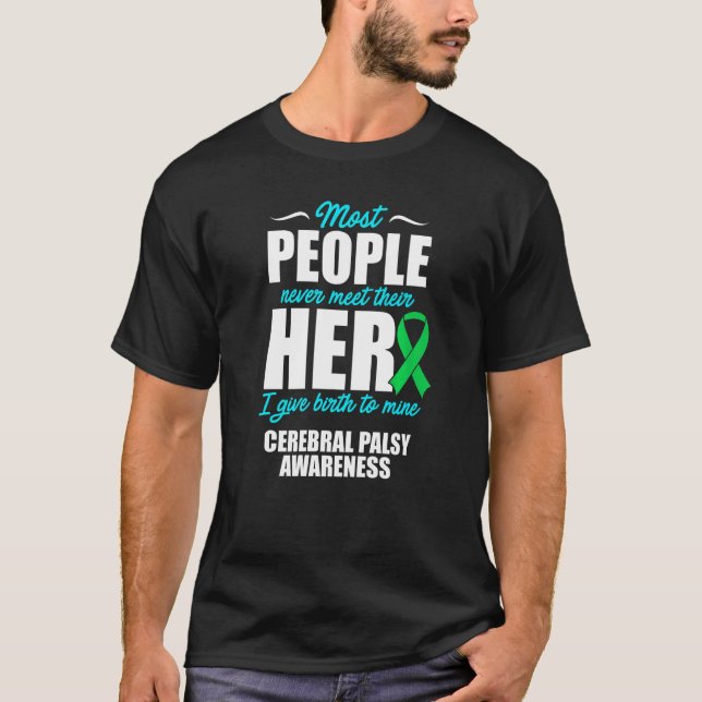 Cerebral Palsy Cp Bewusstsein Hero Warrior Survivo T-Shirt (Vorderseite)