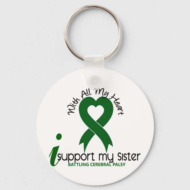 Cerebral Palsy I support my Sister Schlüsselanhänger (Vorderseite)