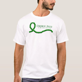 Cerebral Palsy Sensibilisierung Grüne Ribbon Beads T-Shirt