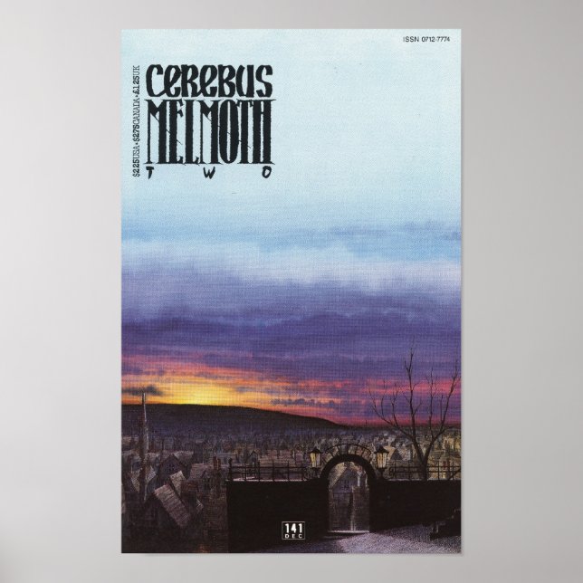 Cerebus-Ausgabe #141, Cover-Druck Poster (Vorne)