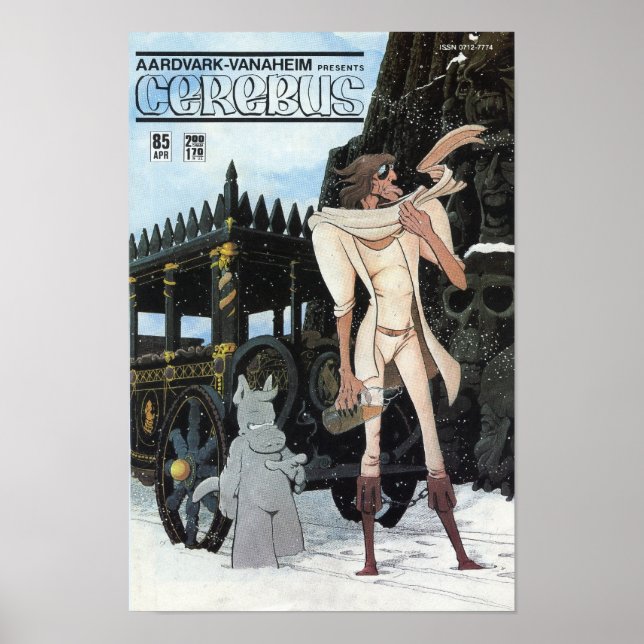 Cerebus-Ausgabe #85, Cover-Druck Poster (Vorne)