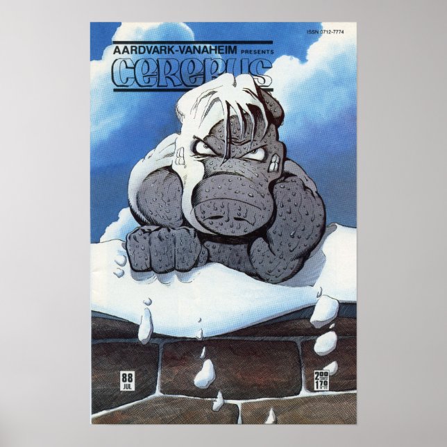 Cerebus, Ausgabe #88, Coverprint Poster (Vorne)