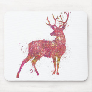 Cerf Animal Forêt Faune Sauvage Nature Monde Terre Mousepad