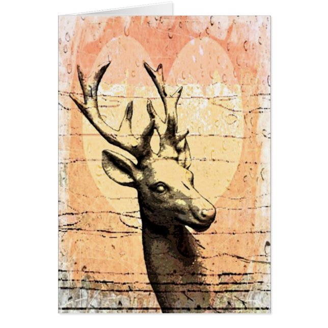 Cerf avec coeur (Devant)
