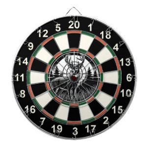 Cerf circulaire avec cible forestière