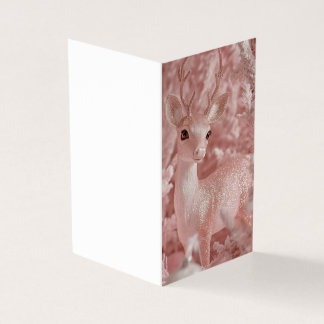 Cerf de fête rose fée décoratif 