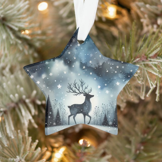 Cerf de nuit d'hiver étoilé (Arbre)