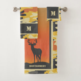 Cerf de Virginie et motif camouflage