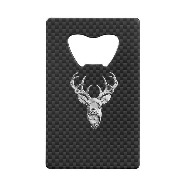 Cerf sauvage d'argent sur papier carbone (Devant)