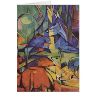 Cerfs communs - Franz Marc