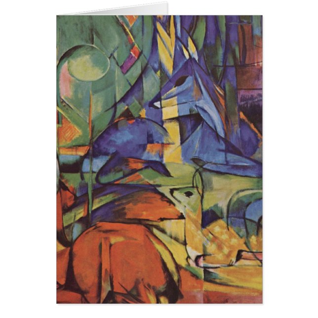 Cerfs communs - Franz Marc (Devant)