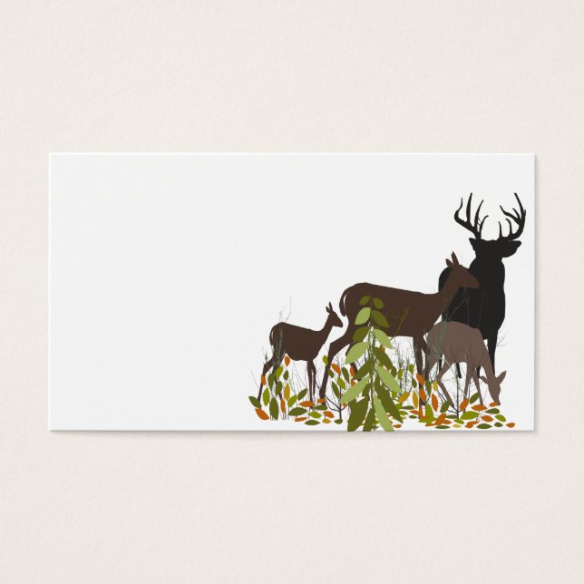 Cerfs en bois. Noël (Devant)
