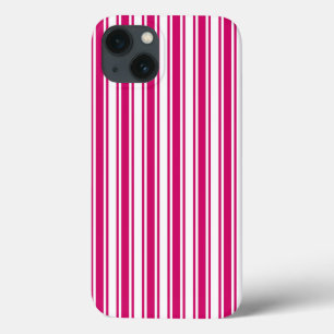 Cerise and white candy Streifen Case-Mate iPhone c Hülle