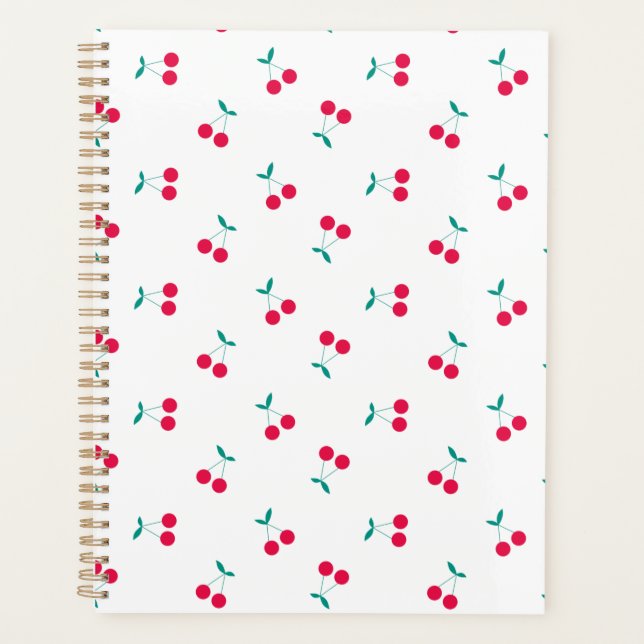 Cerise esthétique Cerises Motif blanc (Devant)