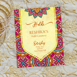 Cerise mandala rangoli mehndi Haushaltseinladung