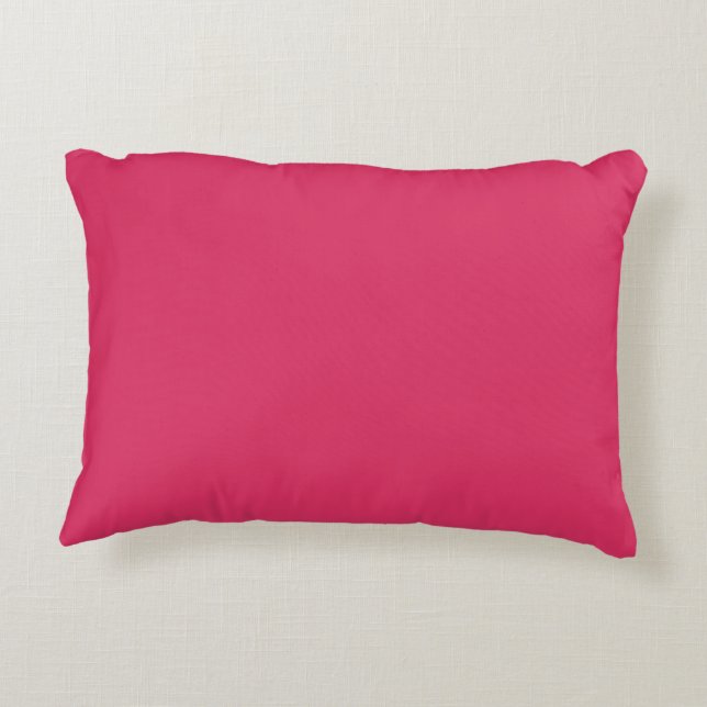Cerise Pink Dekokissen (Rückseite)