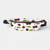 Cerise Rouge, Motif De Cerises, Feuilles, Fruits
