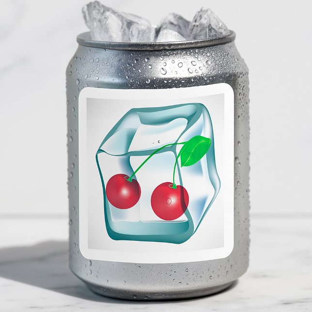 Cerises en cube autocollants (Créateur téléchargé)
