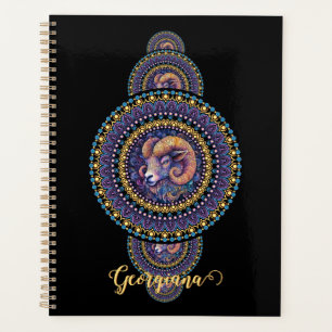 Cerises murales personnalisées Mandala ornemental