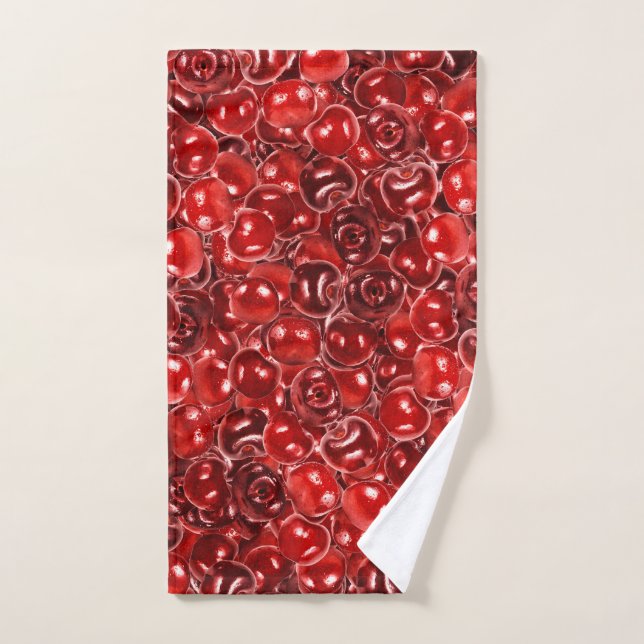 Cerises sucrées (Serviette à main)