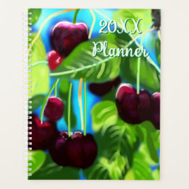 Cerises suspendues des branches Cerise Rouge Vert