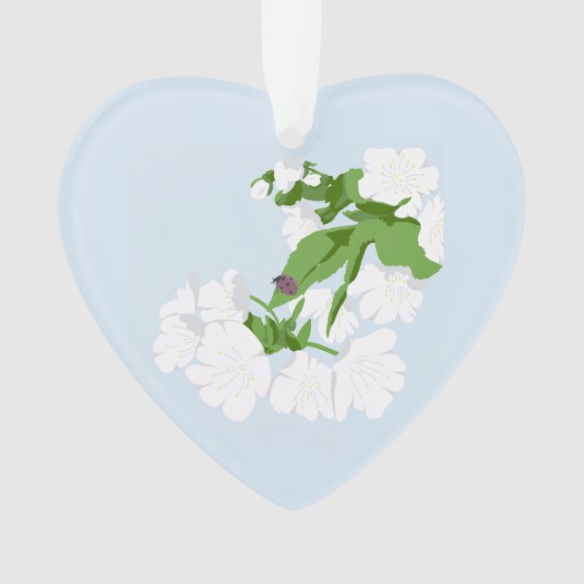 Cerisier en fleur  (devant)