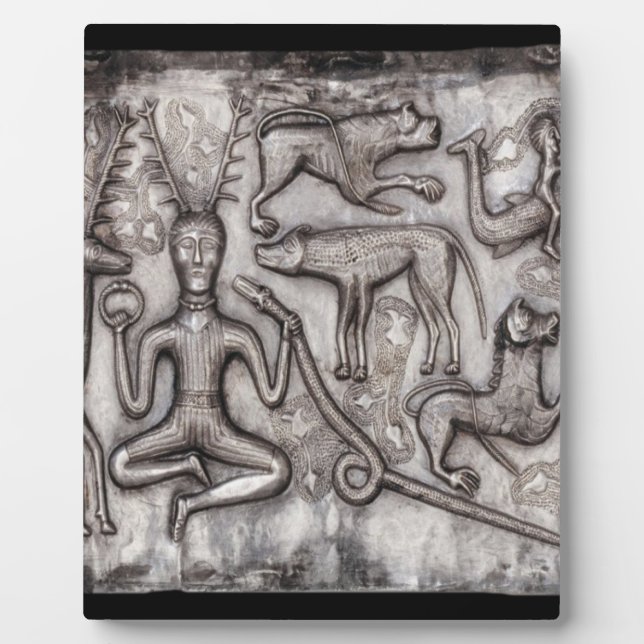 Cernunnos Gundestrup Cauldron Fotoplatte (Vorderseite)